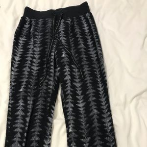 aztec print jogger sweatpants